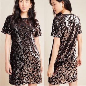 Ro + De Andi Sequined Tee Dress